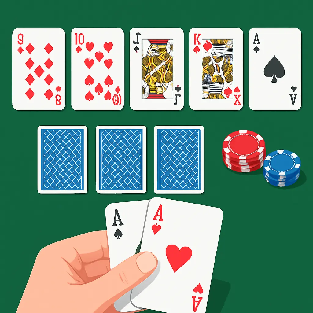 Five Card Draw: Uitleg & Info/tips