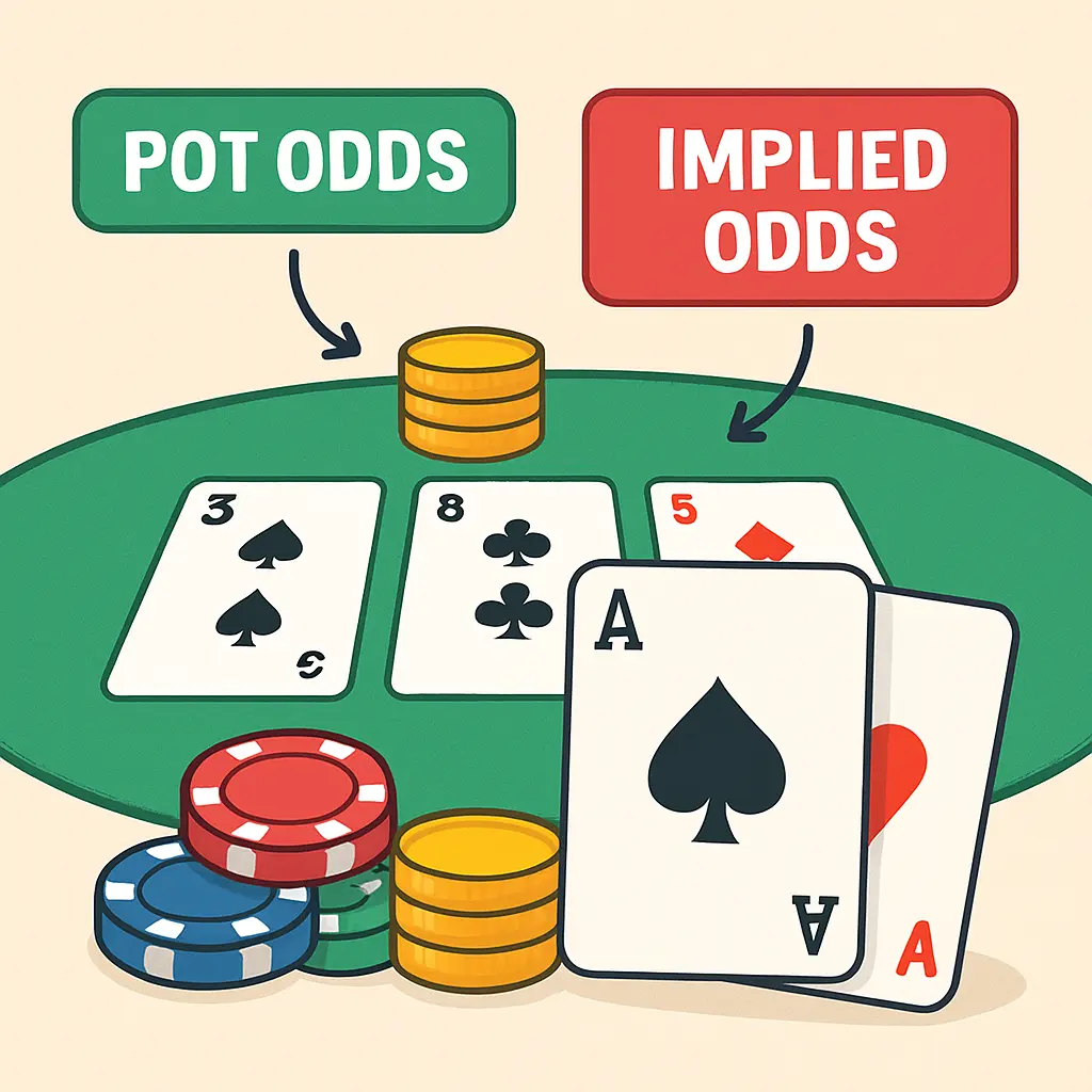 Pot odds en implied odds simpel uitgelegd