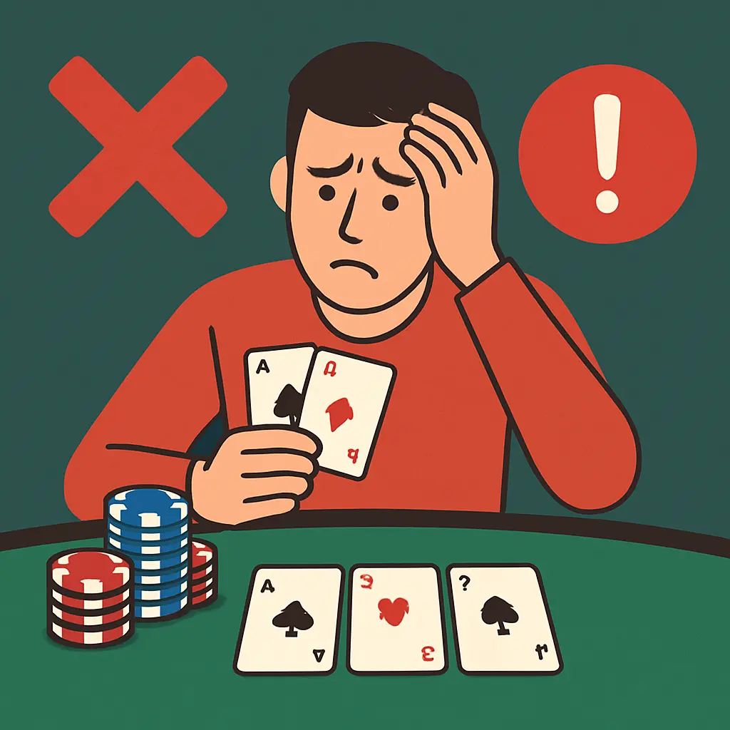 Veelgemaakte beginnersfouten bij poker (en hoe je ze voorkomt)